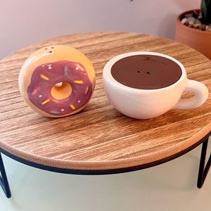 Target 🎯 2ct Donut and Coffee Salt & Pepper Shakers